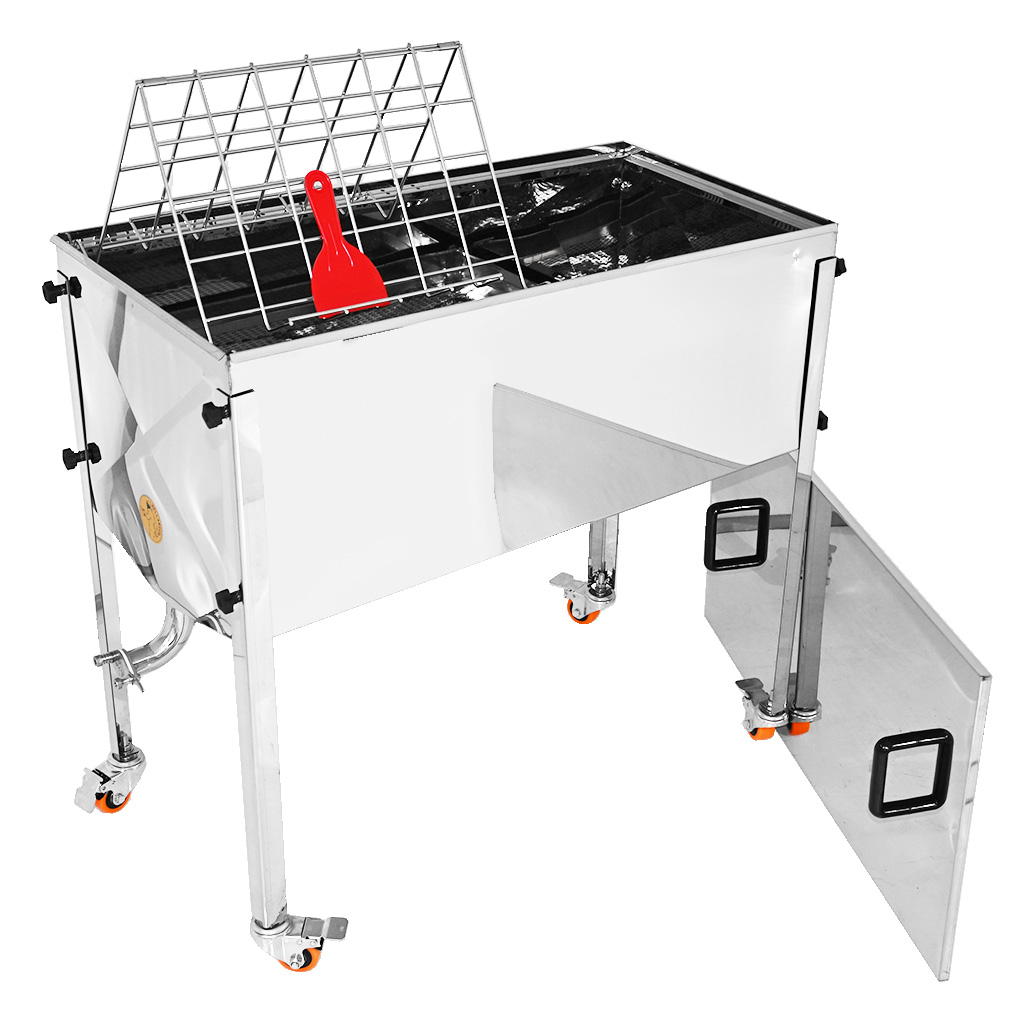 Uncapping table Mellarius MaxiLine with lid - 100 cm
