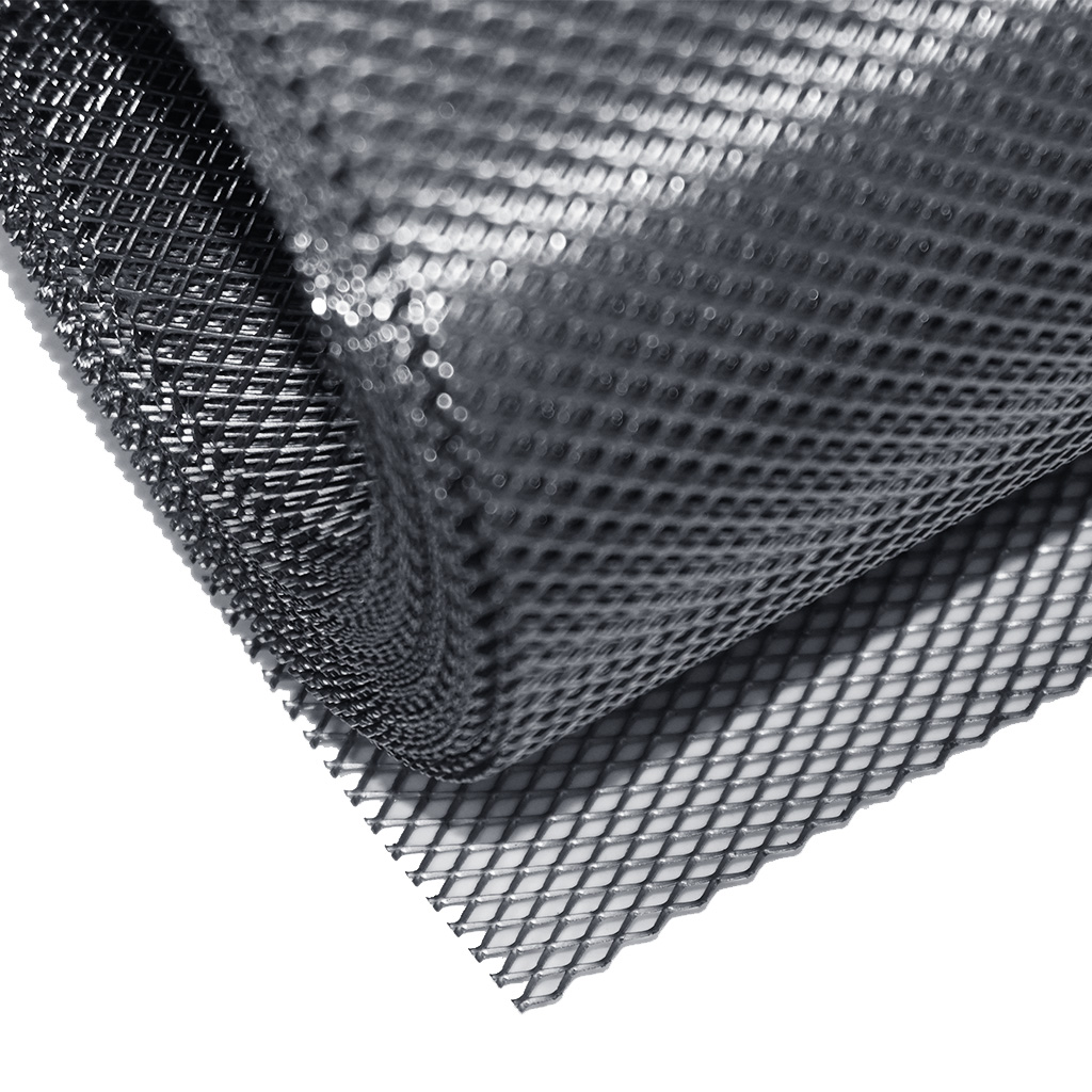 Beekeeping expanded metal - stainless steel, mesh 4 mm, roll 0.42 × 10 m