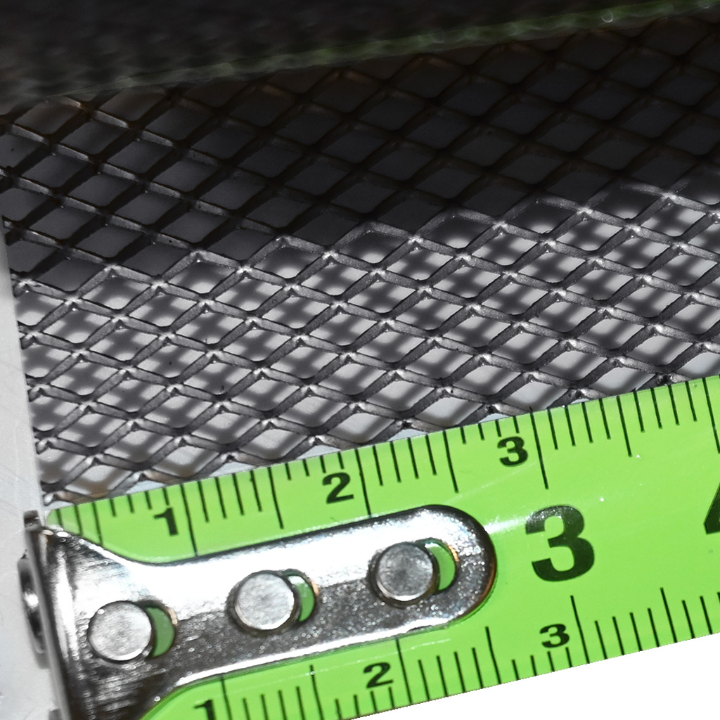 Beekeeping expanded metal - stainless steel, mesh 4 mm, roll 0.42 × 10 m