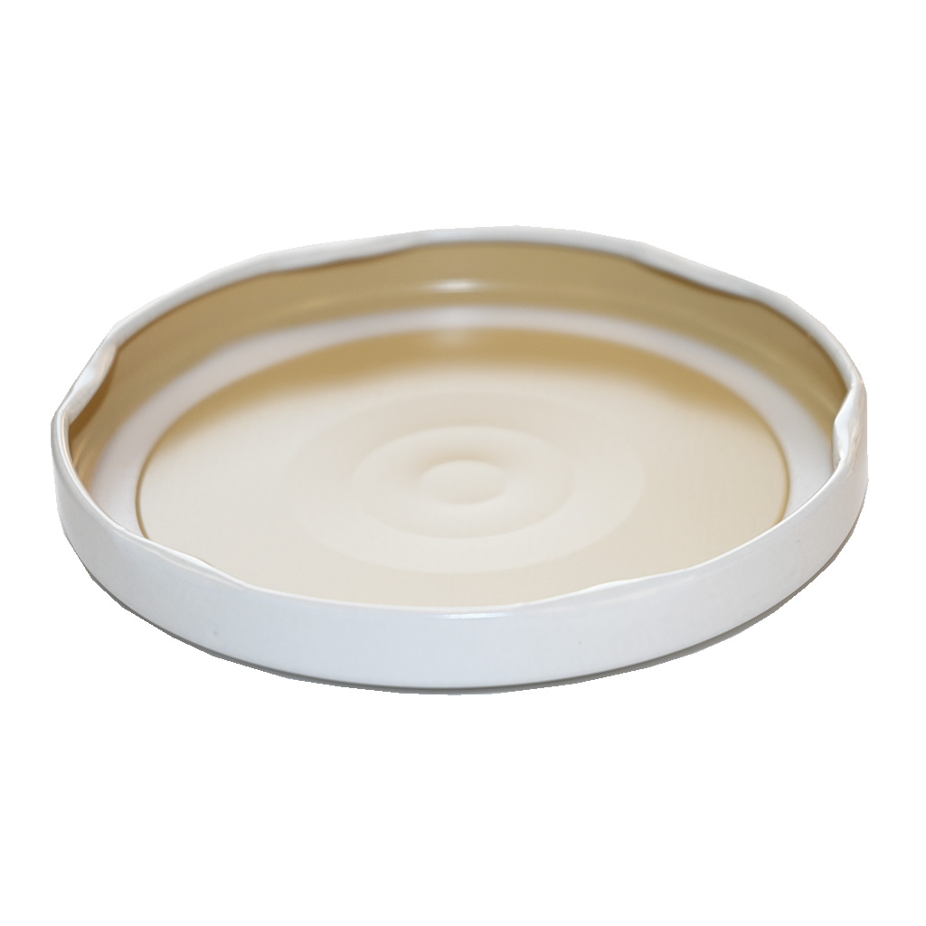 Twist-off lid for jar TO 82 - RBS - white