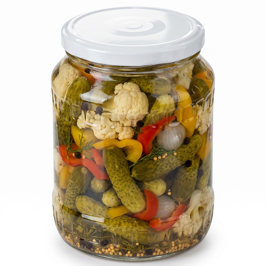 Twist-off lid for jar TO 82 - RBS - white