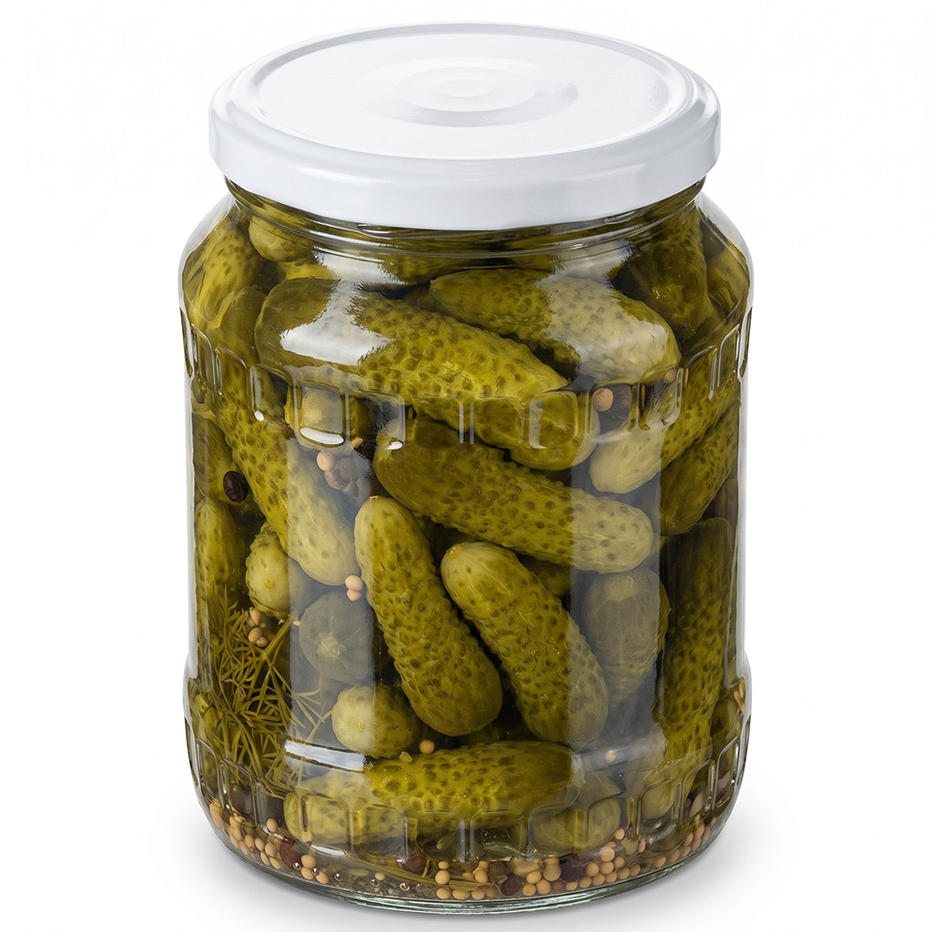 Twist-off lid for jar TO 82 - RBS - white - 700 pcs - full box