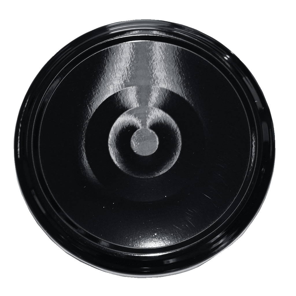 Twist-off lid for jar TO 82 - RBS - black