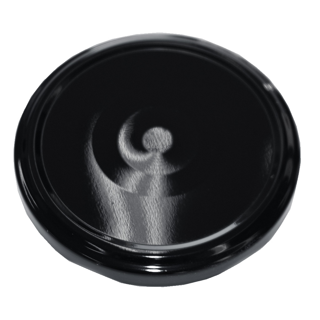 Twist-off lid for jar TO 82 - RBS - black