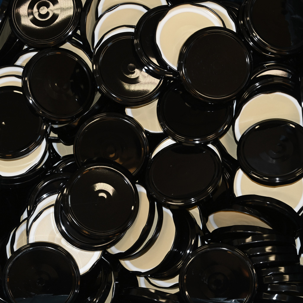 Twist-off lid for jar TO 82 - RBS - black