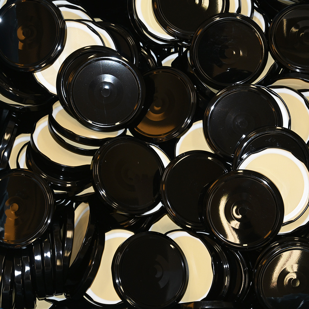 Twist-off lid for jar TO 82 - RBS - black