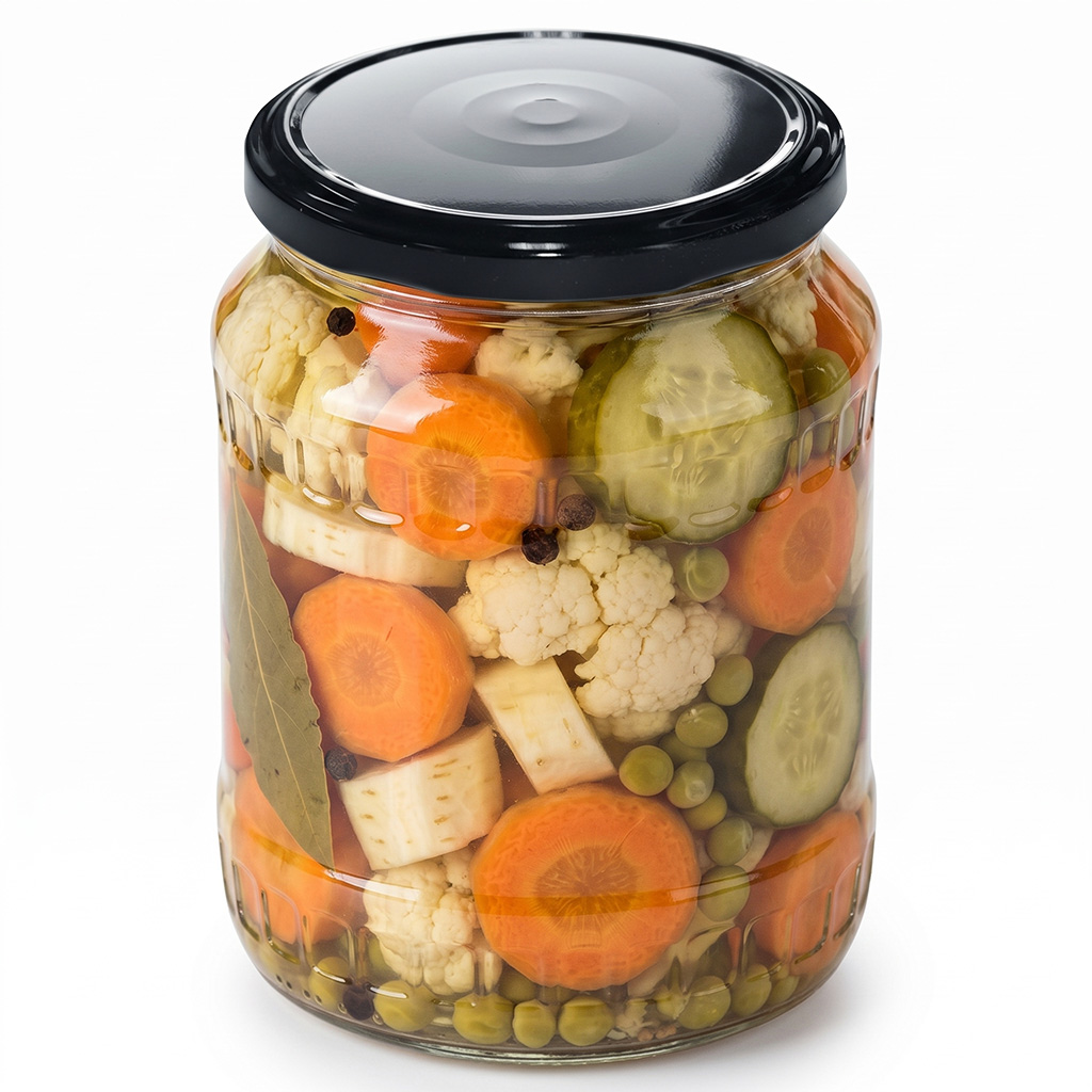 Twist-off lid for jar TO 82 - RBS - black