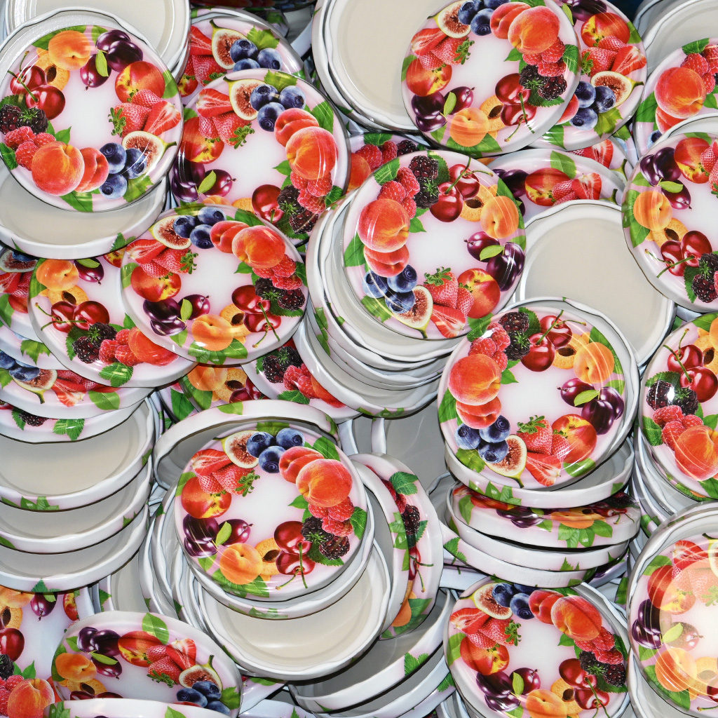 Twist-off canning lid for jar TO 82 - Ready to Steam - Fruit 2