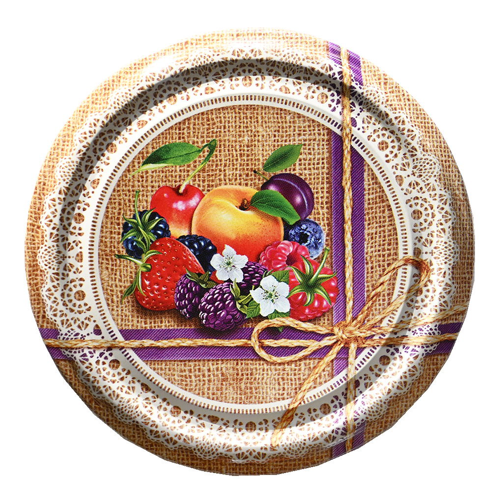 Twist-off canning lid for jar TO 82 - Ready to Steam - Fruit 4