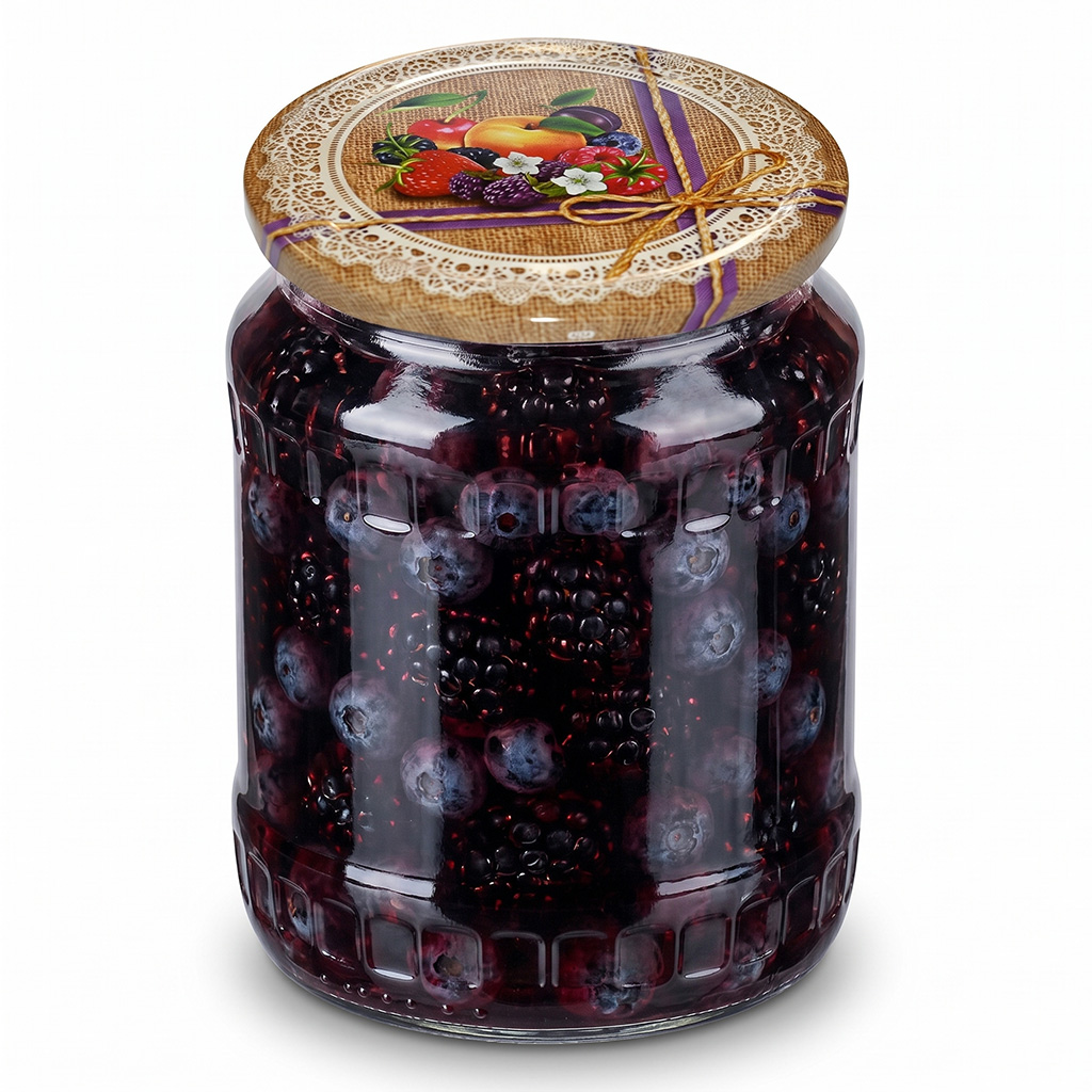 Twist-off canning lid for jar TO 82 - Ready to Steam - Fruit 4