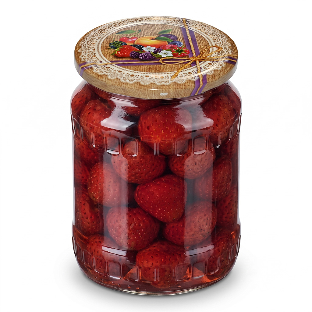 Twist-off canning lid for jar TO 82 - Ready to Steam - Fruit 4