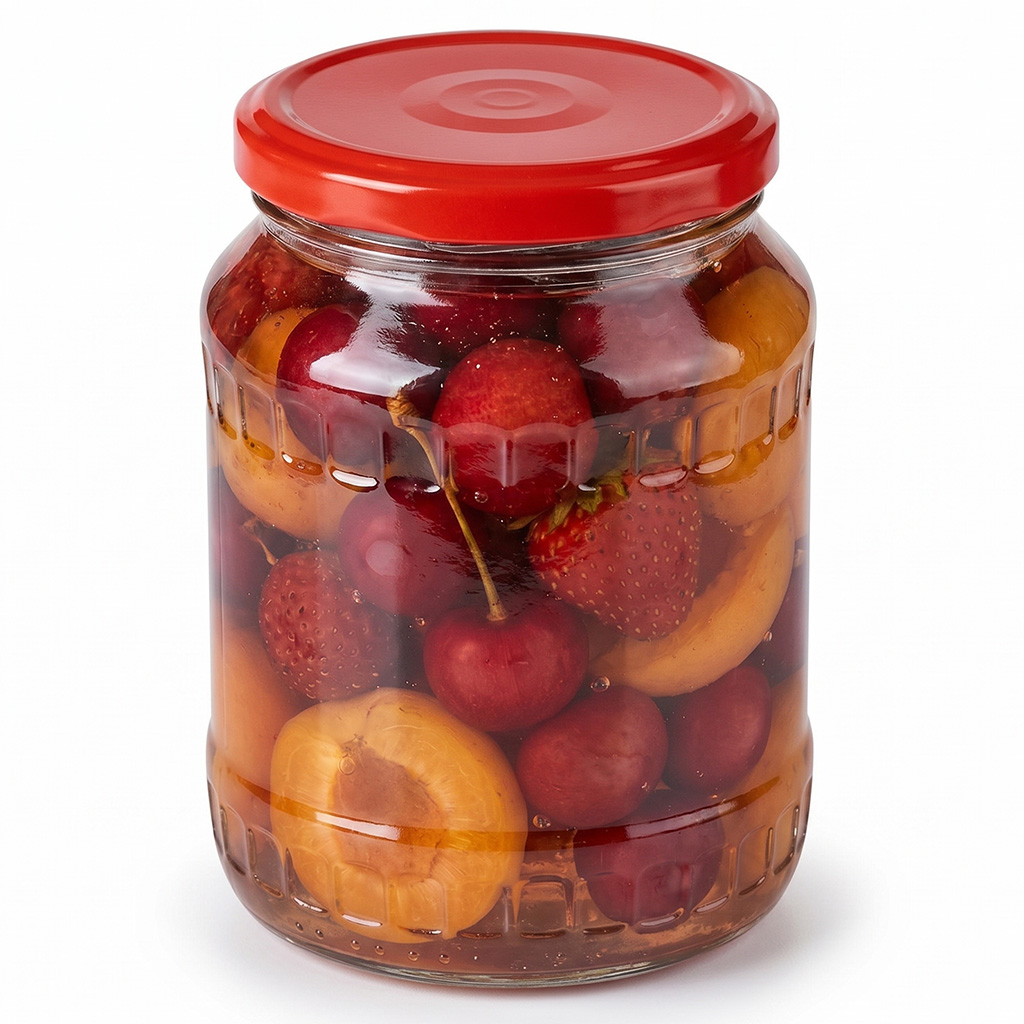 Twist-off lid for jar TO 82 - RBS - red