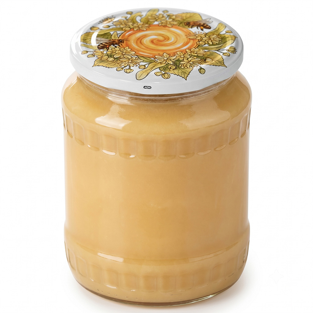 Twist-off lid TO 82 - Bees, linden and honey 700 pcs - full box - HOJ1