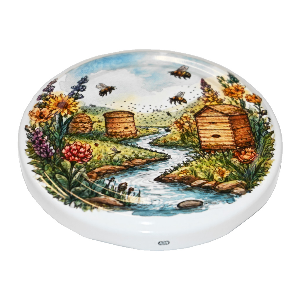 Twist-off lid for jar TO 82 - Hives by the Stream - HOJ2