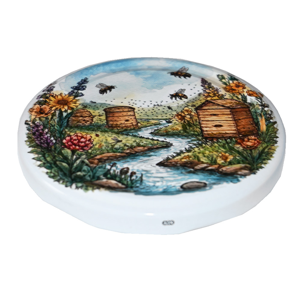 Twist-off lid for jar TO 82 - Hives by the Stream - HOJ2