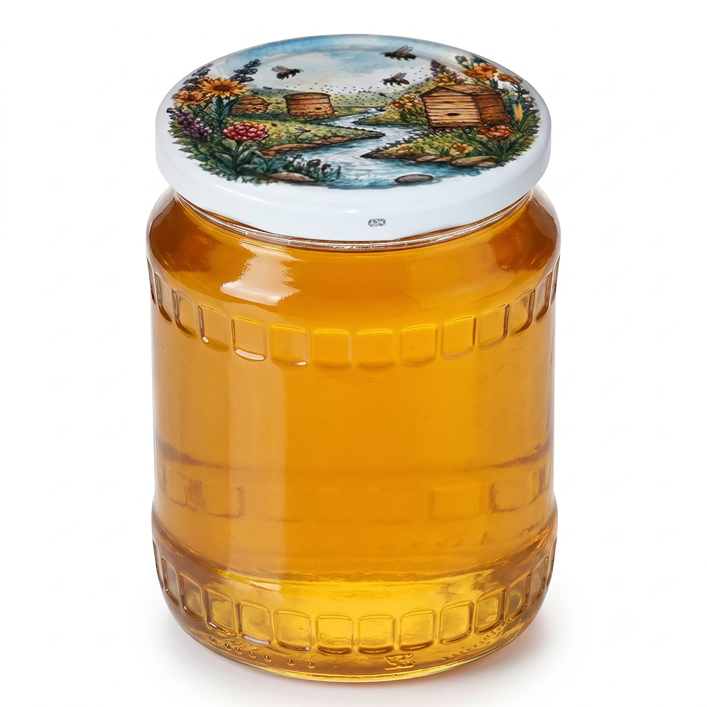 Twist-off lid for jar TO 82 - Hives by the Stream - HOJ2