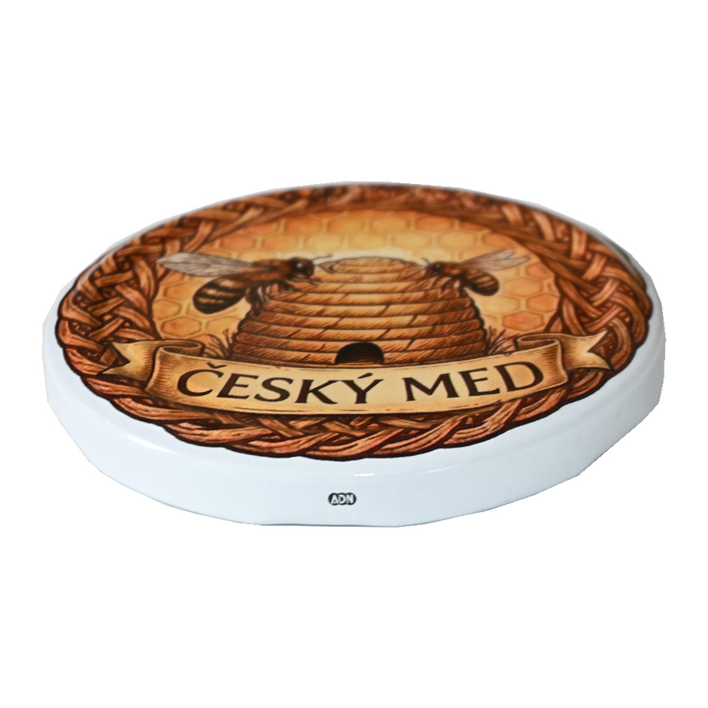 Twist-off lid TO 82 - Czech honey and skep - HOJ3