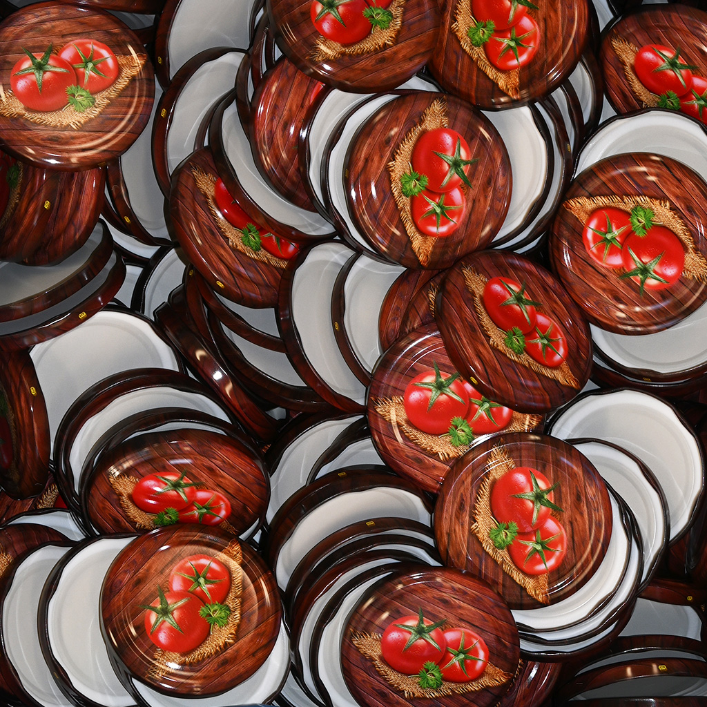 Twist-off jar lid TO 82 - RTS - Tomatoes