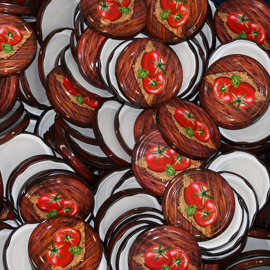 Canning lid for jar TO 82 - RTS - Tomatoes - 700 pcs - full box