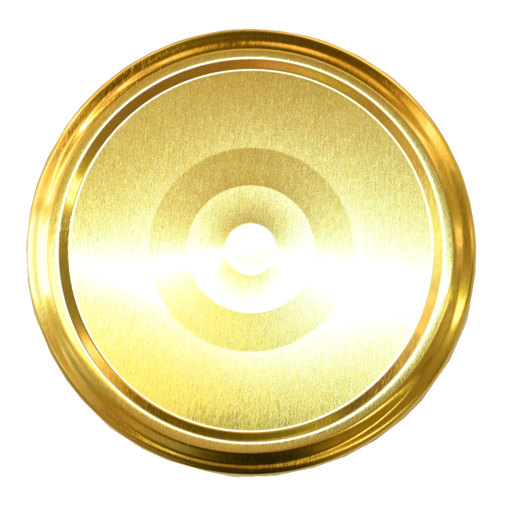 Twist-off lid for jar TO 82 - RBS - gold