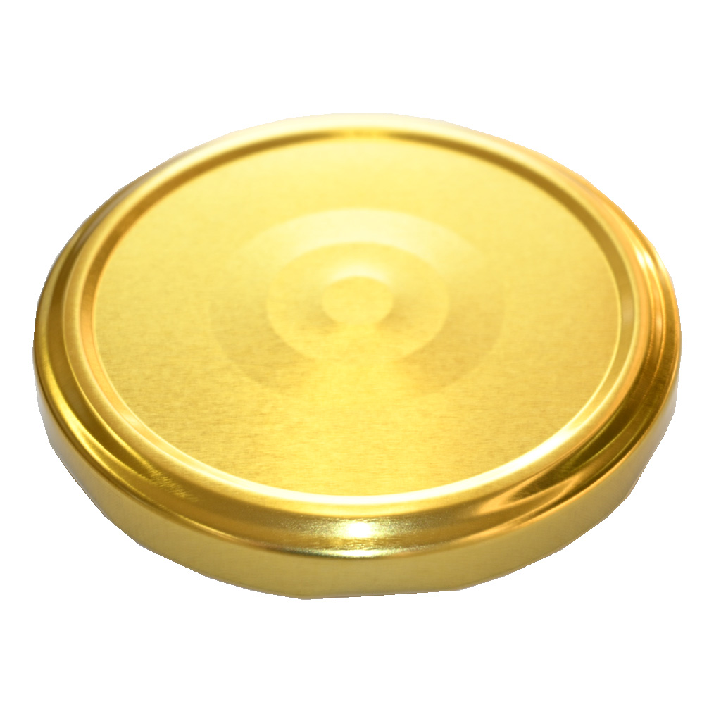 Twist-off lid for jar TO 82 - RBS - gold