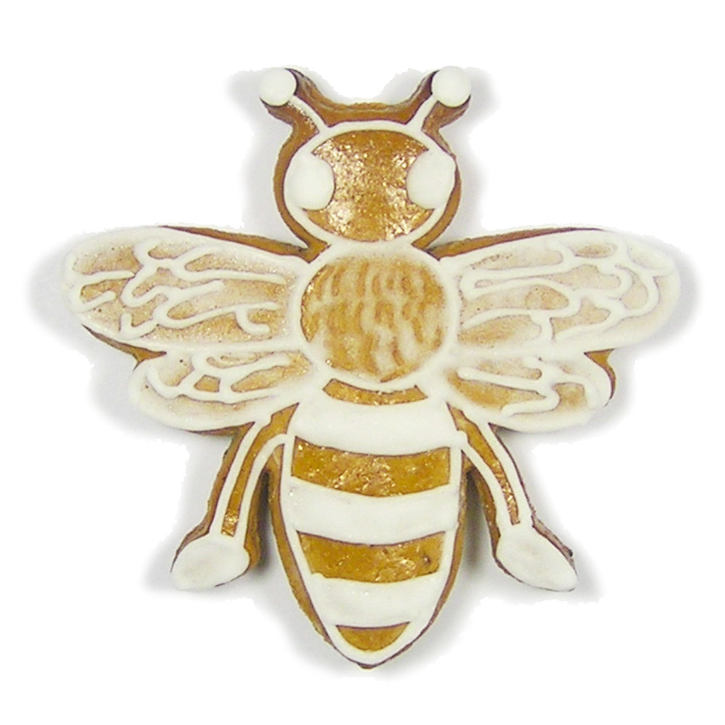 Bee cookie cutter 60×60 mm - stainless steel