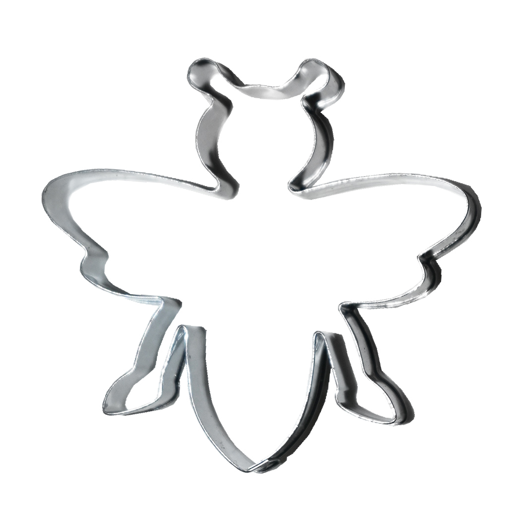 Bee cookie cutter 60×60 mm - stainless steel